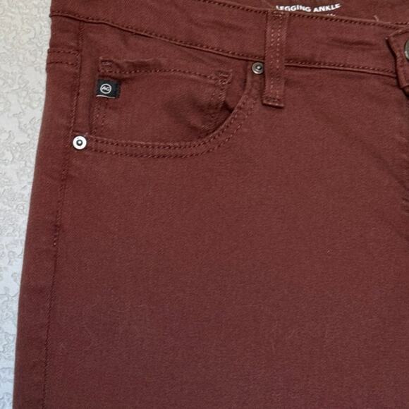 AG Adriano Goldschmied Womens The Legging Ankle Super Skinny Jeans Sz 29 Walnut - Picture 8 of 13